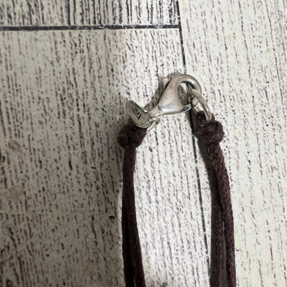 Silpada Raindrop Sterling Silver Brass Glass Charm Necklace/Earrings  N2341 - Picture 6 of 8